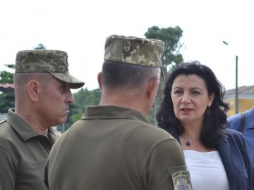 Віце-прем'єр-міністерка зустрілася з військовими на Волині. ФОТО