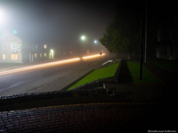 Фото нічного міста на Волині