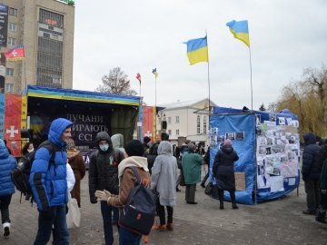 П'ятий день Нового Майдану у Луцьку. ФОТО