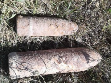 Небезпечні знахідки на Волині: замість картоплі викопали снаряди