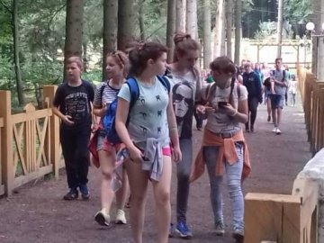 Діти з Луганщини побували у «Волинській Швейцарії». ФОТО