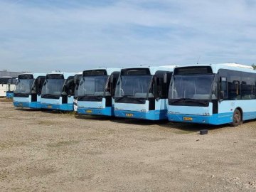 У Луцьк прямують 22 нідерландські автобуси, які курсуватимуть замість маршруток
