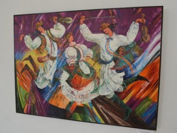 Коли полотна танцюють: у Луцьку відкрили виставку картин «в чотири руки». ФОТО