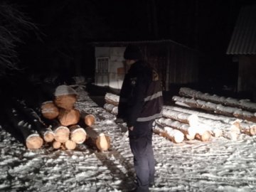 На Волині крадії втікали від лісової охорони і підкинули деревину у чужий двір