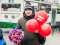 Сердечково-квітковий бум на День Валентина у центрі Луцька. ФОТО