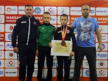 Юний спортсмен з Волині завоював «бронзу» на змаганнях у Варшаві. ФОТО