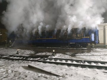 На Полтавщині під час пожежі у вагоні загинуло двоє людей 
