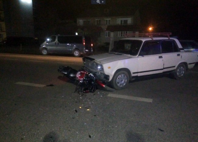 Аварія на Волині: легковик зіткнувся з мотоциклом. ФОТО