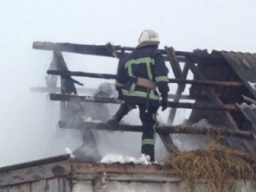 Пожежа у Рожищенському районі: горіла господарська будівля