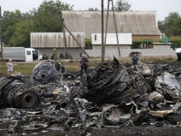 Шокуючі фото з місця авіакатастрофи на Донеччині (18+)