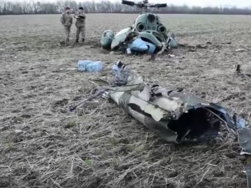 Катастрофа гелікоптера під Краматорськом: відео з місця події