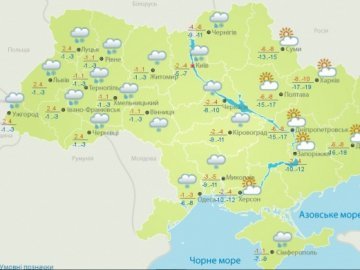 В Україну іде потепління