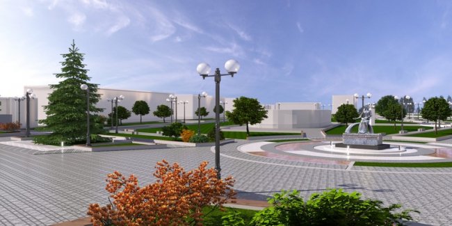 Показали, який вигляд після реконструкції матиме центральна площа і парк у Ковелі