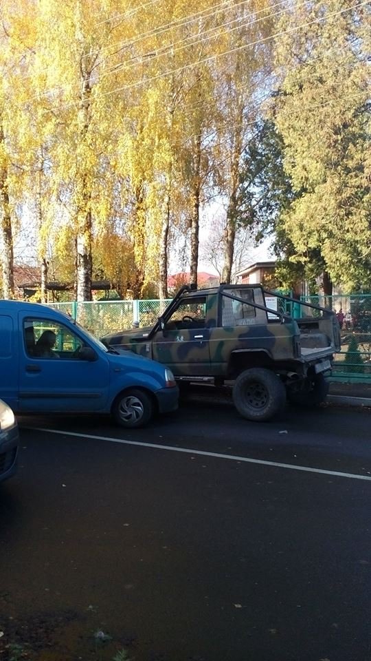 У Луцьку «чобіток» влетів у джип. ФОТО