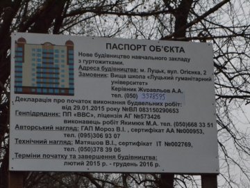 Луцький депутат сумнівається в законності будівництва на вулиці Огієнка