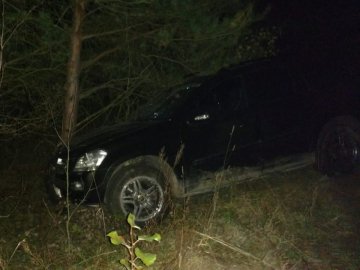 На Волині машина влетіла у дерево, аби не зіткнутися з іншим авто
