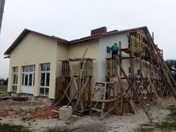 Сучасну амбулаторію будують у селі на Волині. ФОТО