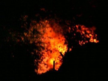 Нічна пожежа в Луцьку: доки пожежники їхали, сусіди гасили вогонь. ФОТО. ВІДЕО