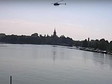 З'явилося відео падіння вертольота з українцями в Польщі