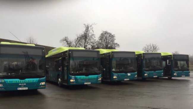 У Луцьку курсуватимуть ще три великі екологічні автобуси. ФОТО