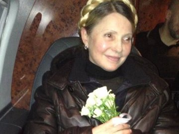 Перше фото Тимошенко після звільнення