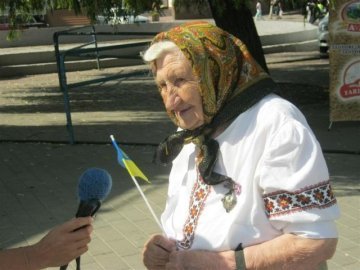 Жительку Черкащини вразив День Незалежності в Луцьку