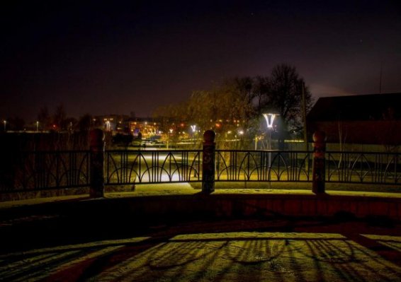 Романтичні фото вечірнього міста на Волині