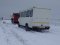 На Волині рейсовий автобус із пасажирами занесло у сніговий замет