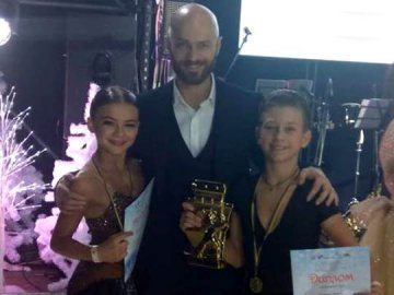 Влад Яма привітав юних волинських танцюристів з перемогою на турнірі