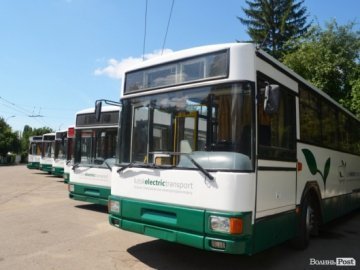 Луцьк купив шість тролейбусів. ФОТО