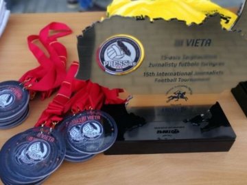 Волинські журналісти зайняли третє місце на міжнародному турнірі з міні-футболу. ФОТО