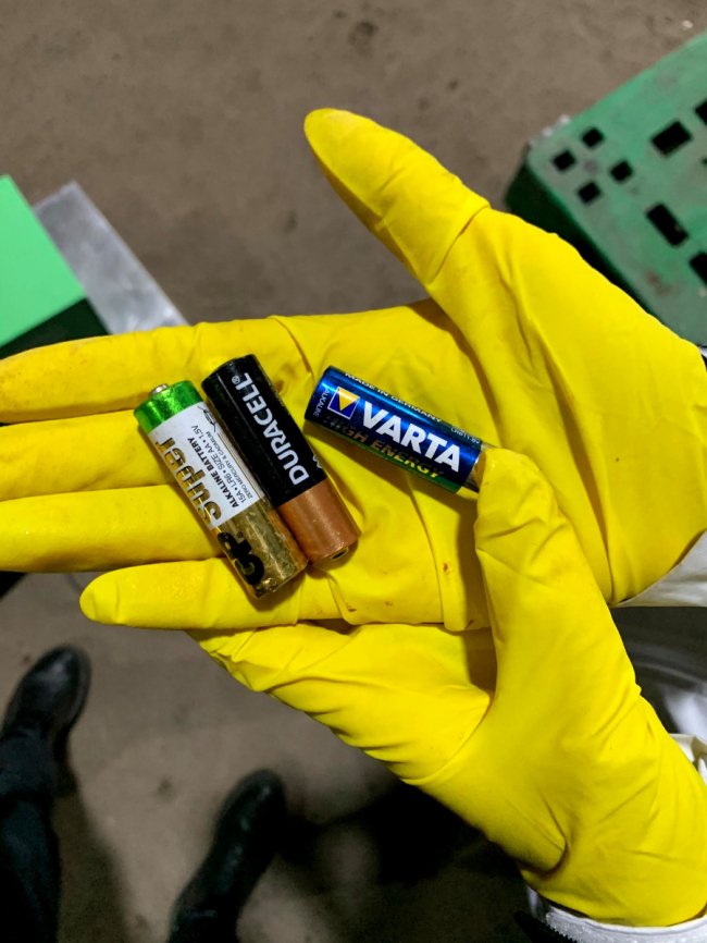 «Волиньобленерго» передасть зібрані використані батарейки на переробку до спецзаводу в Європі