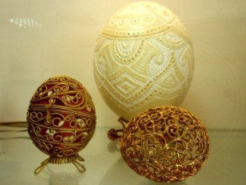 На Волині - виставка унікальних пасхальних яєць