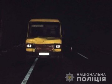 На автодорозі «Київ-Ковель-Ягодин» маршрутка збила двох пішоходів. ФОТО