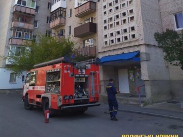 У Луцьку на Соборності – пожежа у квартирі. ФОТО