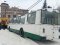 У центрі Луцька тролейбус застряг у сніговому заметі. ФОТО