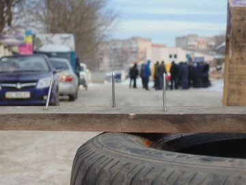 Блокування ВВшників у Луцьку: день сьомий. ВІДЕО