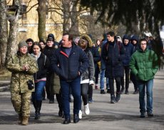 Волинські студенти відвідали військову частину 14 бригади. ФОТО