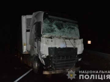 Мікроавтобус врізався у вантажівку: загинуло двоє осіб. ФОТО