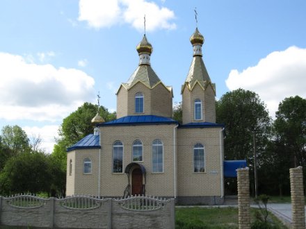 Храм в селі Ружин сучасний вигляд