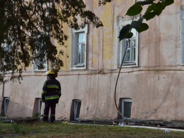 Військовий госпіталь у Луцьку оговтується після пожежі. ФОТО