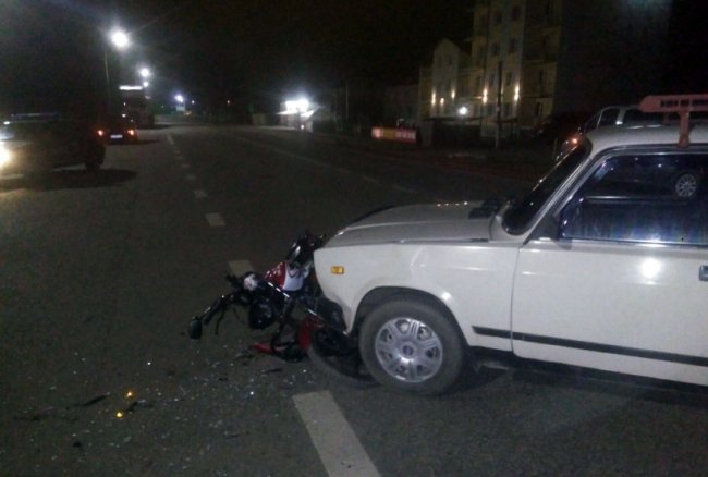 Аварія на Волині: легковик зіткнувся з мотоциклом. ФОТО