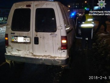 У Луцьку п’яний водій вчинив аварію. ФОТО