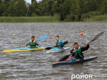 На Волині розпочалися міжнародні змагання з веслування на байдарках і каное