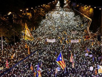 У Барселоні 750 тисяч людей вийшли на акцію