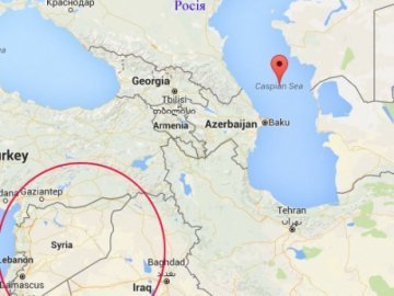 Росія атакувала Сирію з Каспійського моря