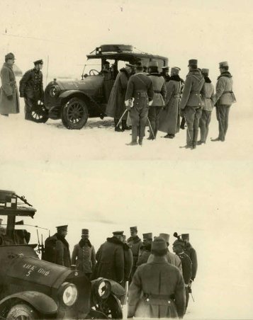 Транспорт австрійської армії на волинській дорозі.