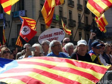 У Барселоні  - великий мітинг за незалежність Каталонії