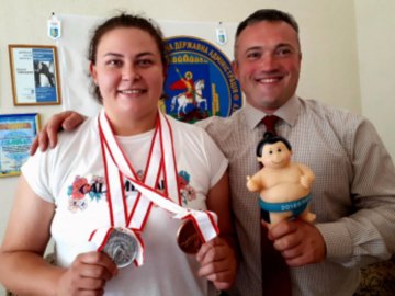 Уродженка Волині виборола дві медалі на чемпіонаті світу з сумо