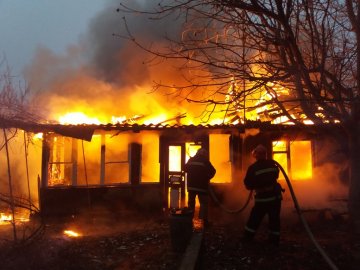 У Ковелі пожежа знищила дерев’яний будинок